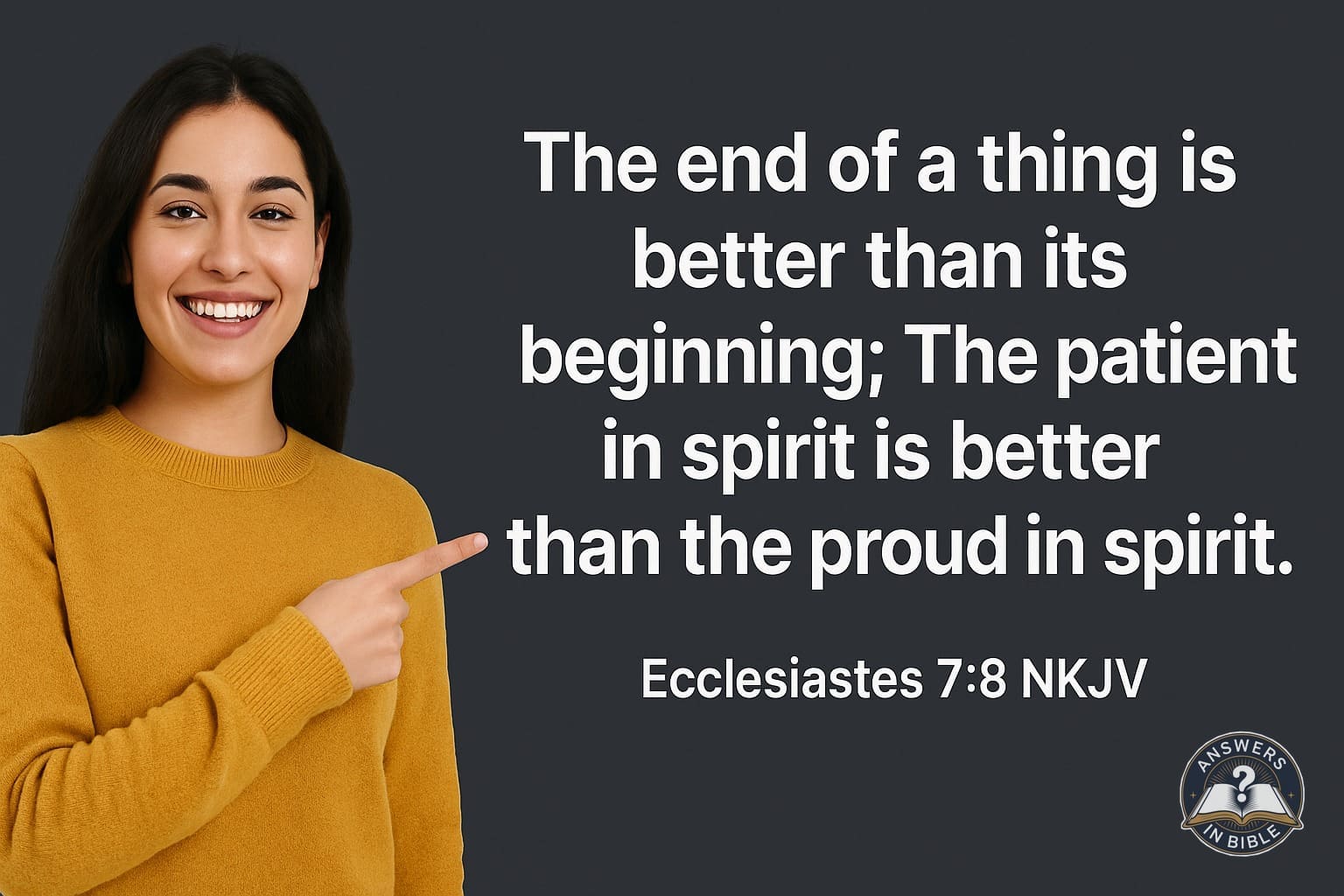 Patient in Spirit | Ecclesiastes 7:8