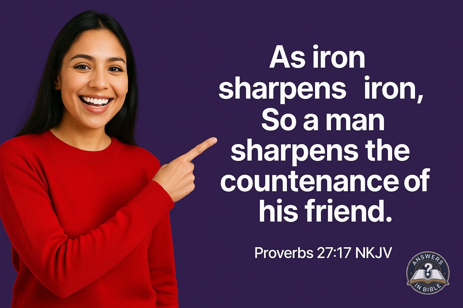 Iron Sharpens Iron | Proverbs 27:17
