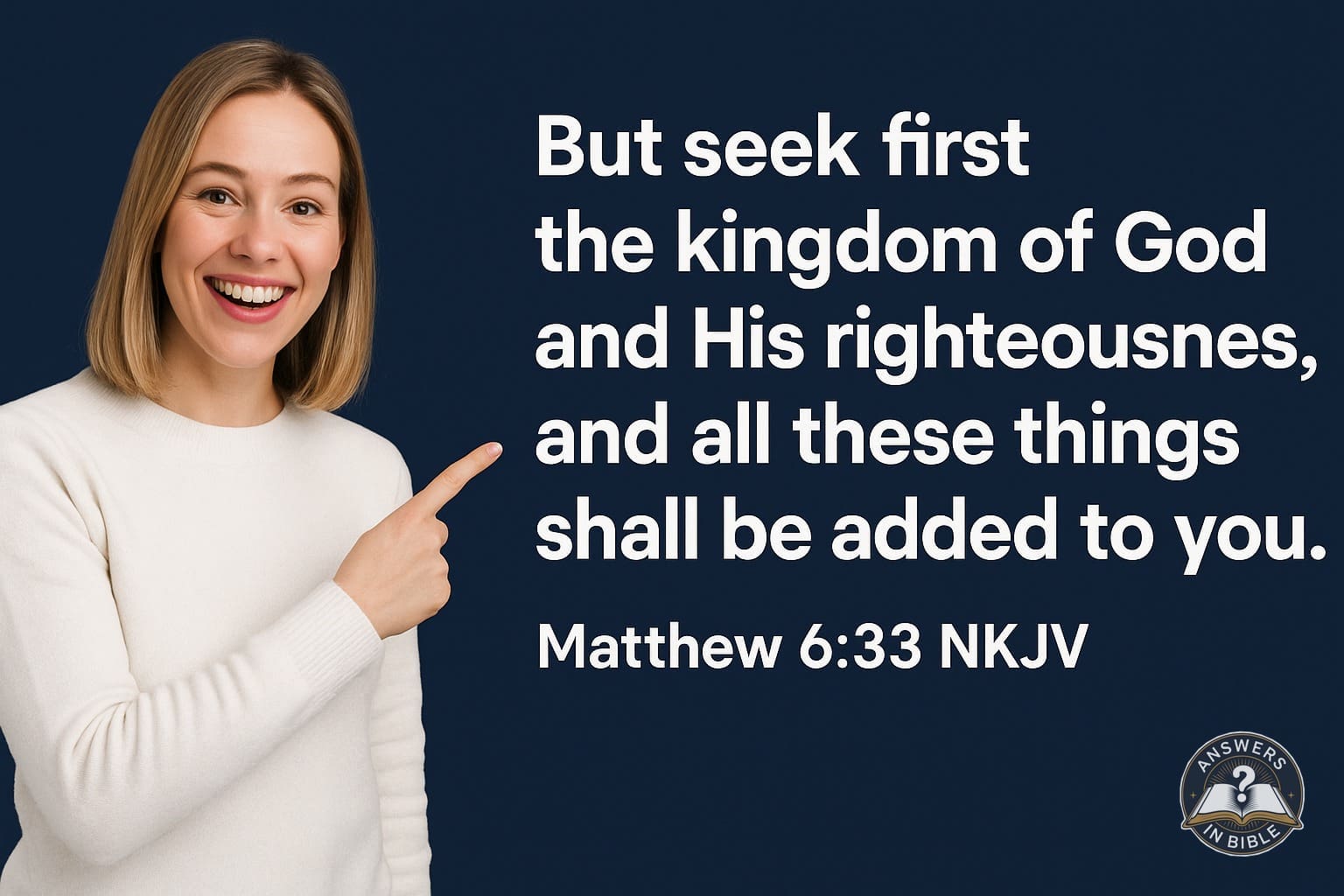 Seek First the Kingdom | Matthew 6:33