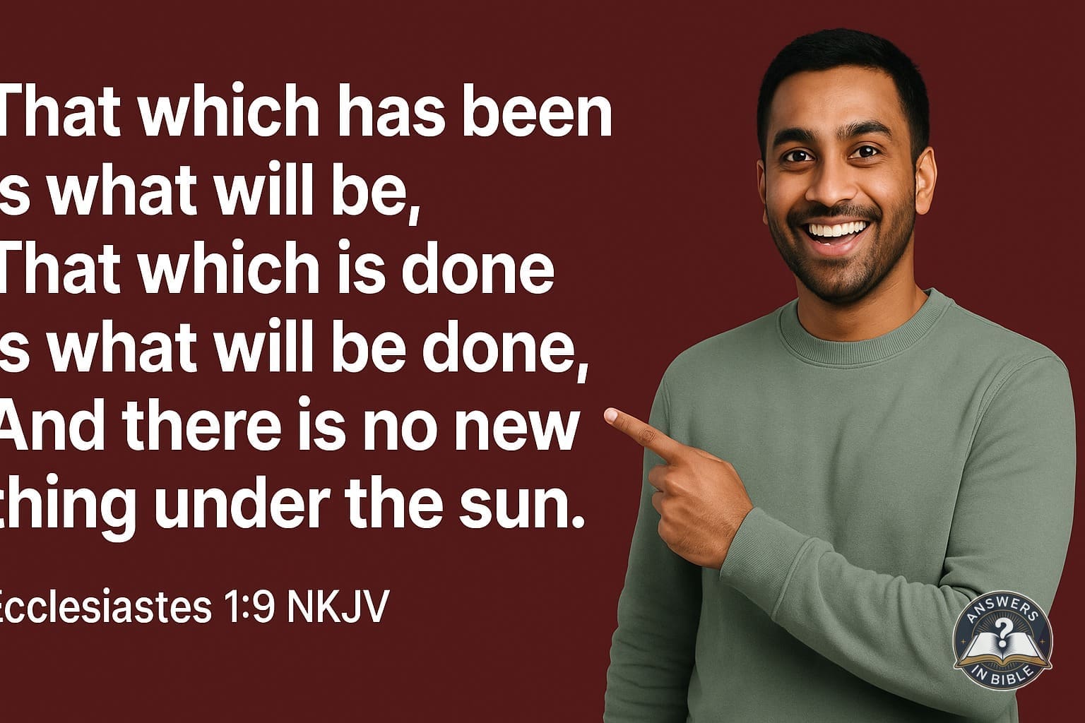 Nothing New Under the Sun | Ecclesiastes 1:9