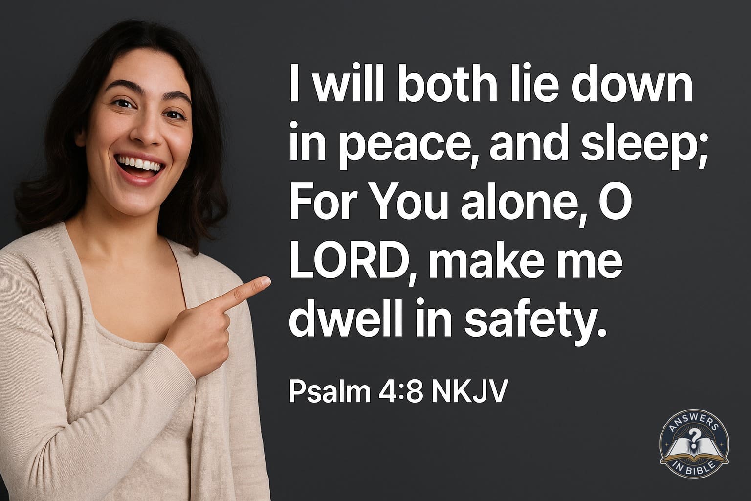 Lie Down in Peace | Psalm 4:8
