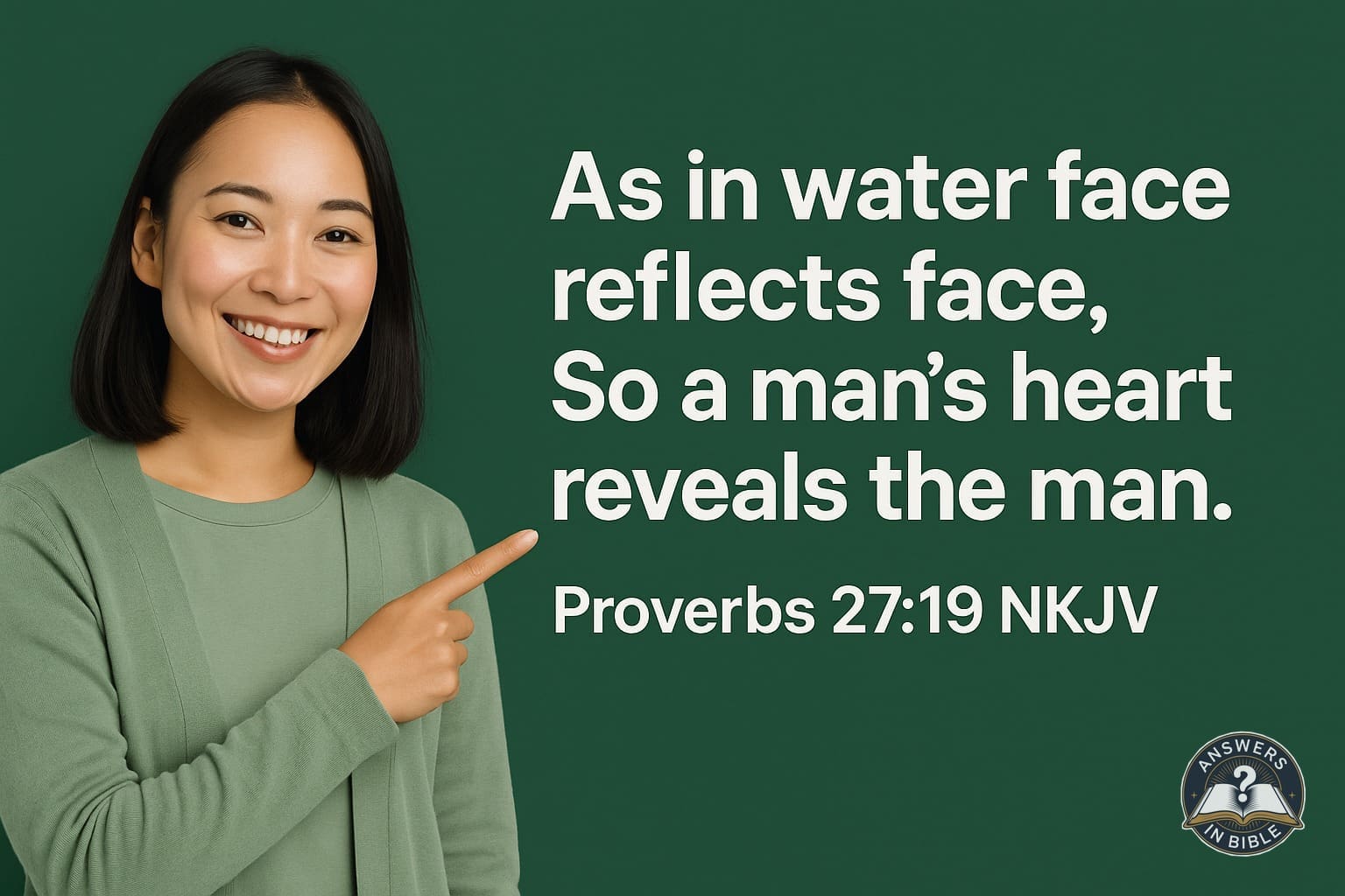 Heart Reveals the Man | Proverbs 27:19