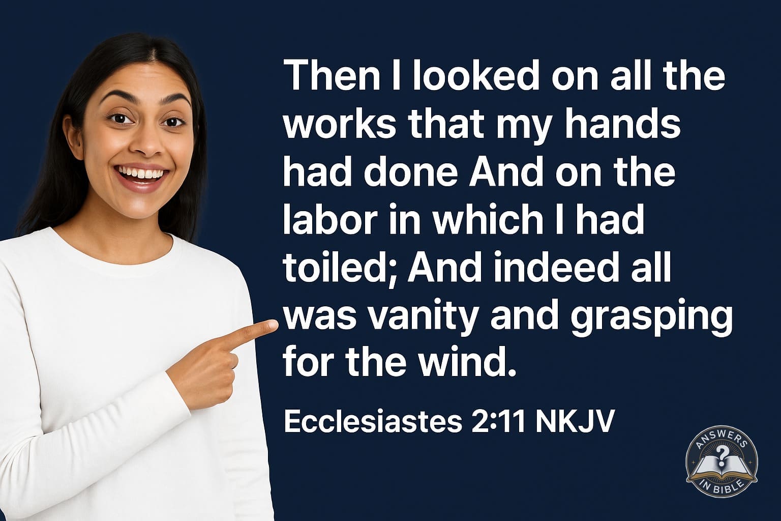 Grasping for the Wind | Ecclesiastes 2:11