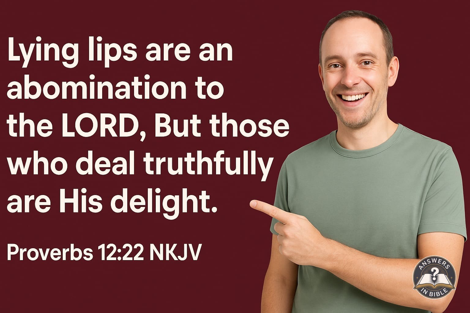 Those Who Deal Truthfully | Proverbs 12:22