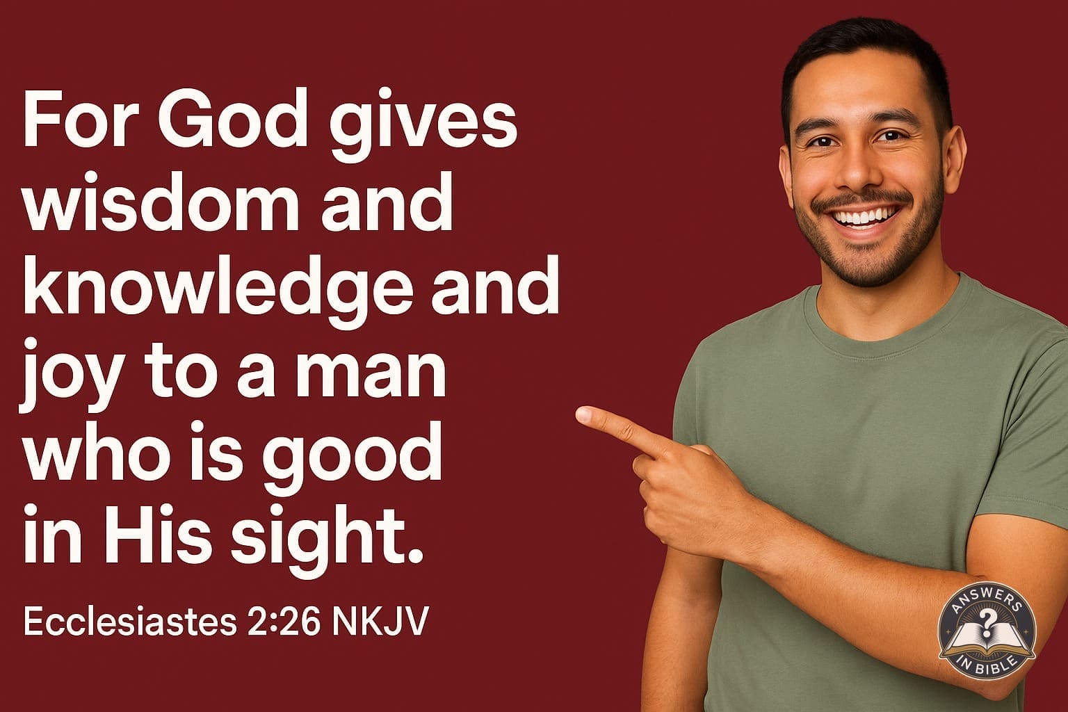 Wisdom, Knowledge, and Joy | Ecclesiastes 2:26