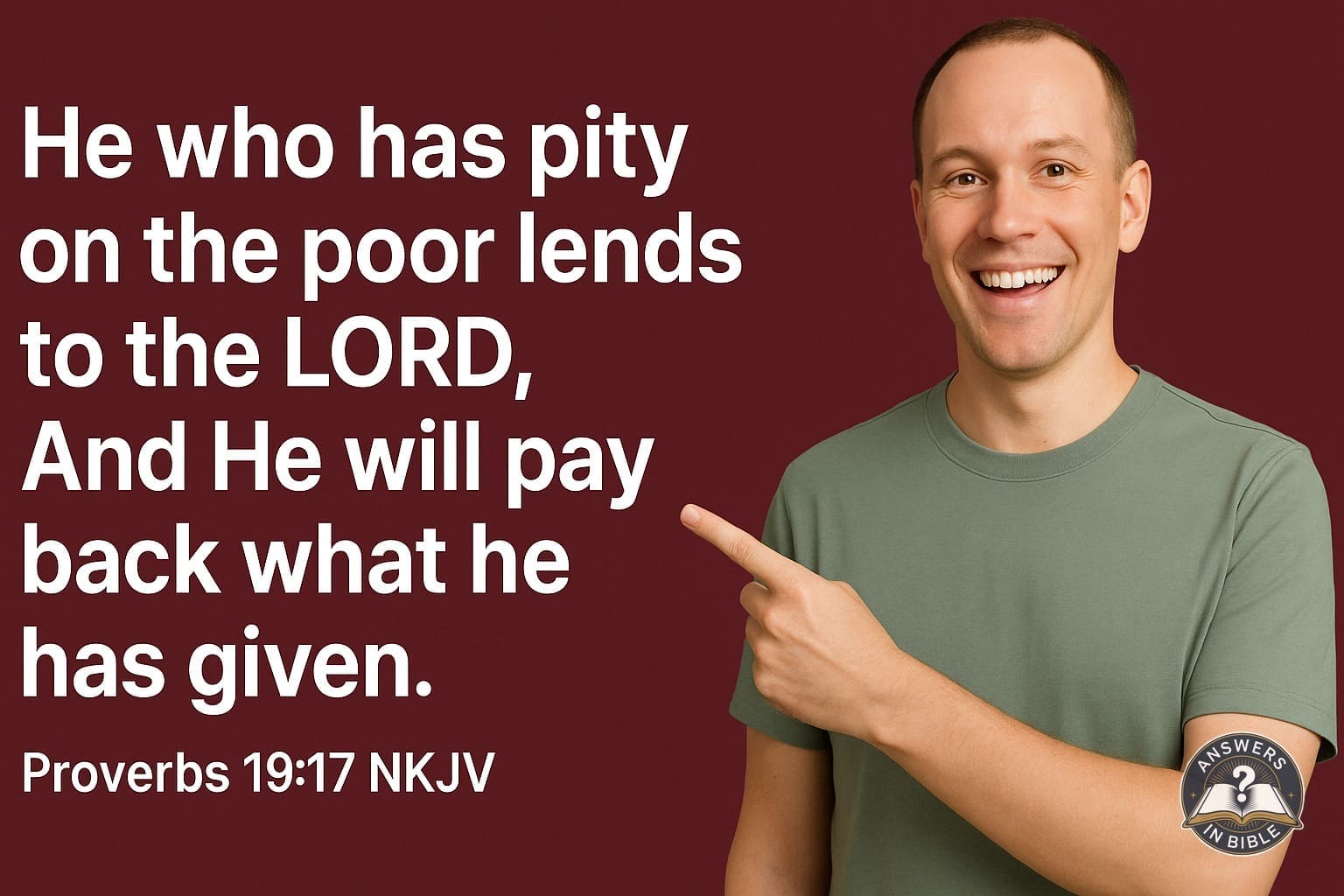 Lends to the Lord | Proverbs 19:17