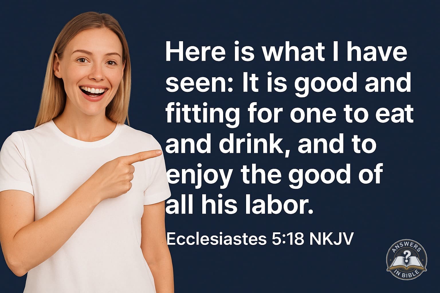 Good and Fitting | Ecclesiastes 5:18