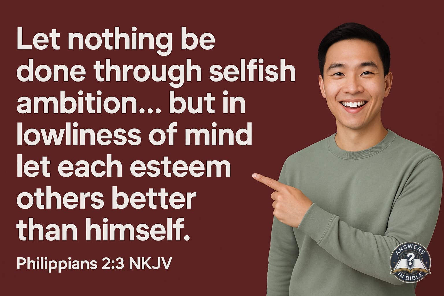 Esteem Others Better Than Himself | Philippians 2:3
