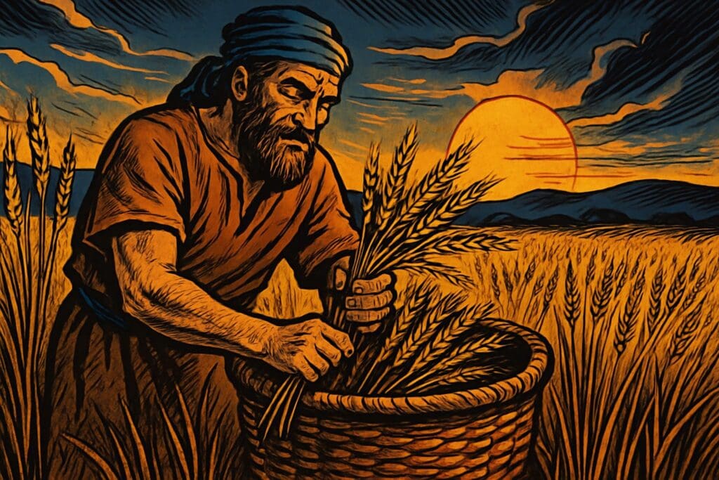 Comic book style illustration for Proverbs 13