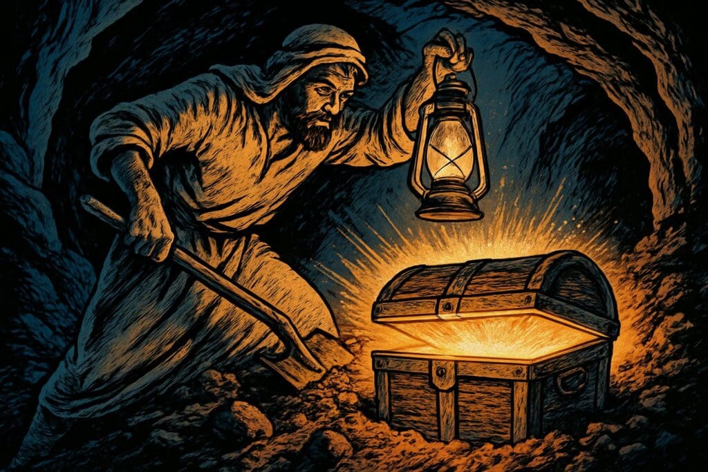 Comic book style illustration for Proverbs 2